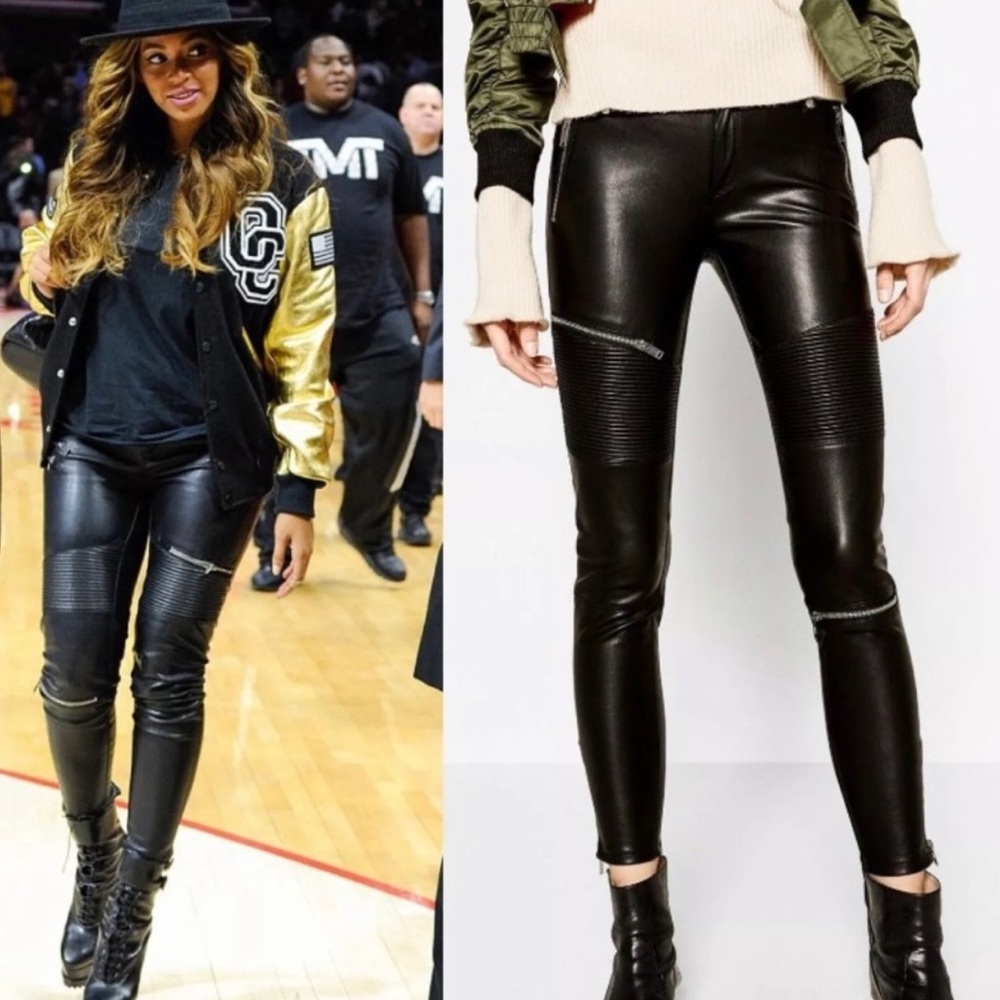 Zara Faux Leather Leggings